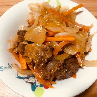 焼き肉のタレで簡単プルコギ